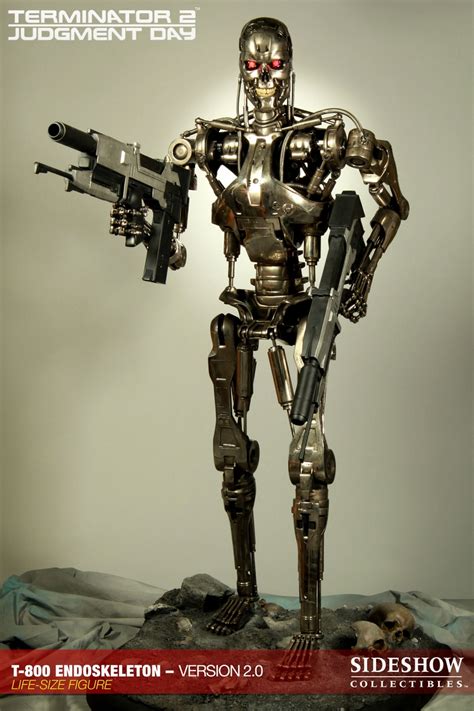 Terminator 2 T 800 Endoskeleton Life Size Statue Sideshow Version 20