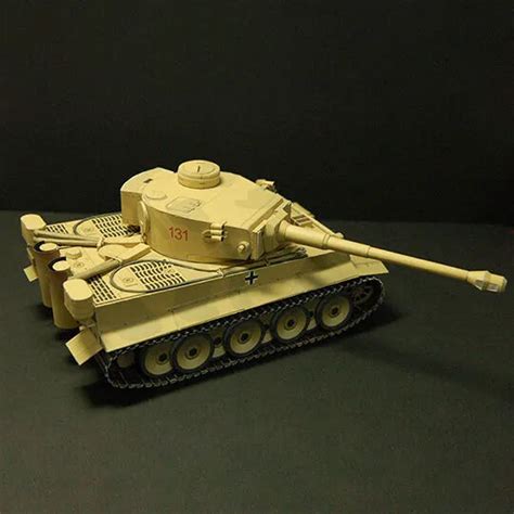 135 Scale German Ww2 Panzerkampfwagen Vi Ausf E Tiger Tank Diy Paper