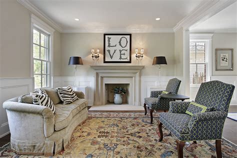 Timeless Eclectic Living Room Chicago By Mandy Brown