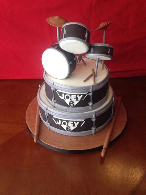 Drum Cake Drum Birthday Cakes Birthday Cakes For Men Cakes For Boys