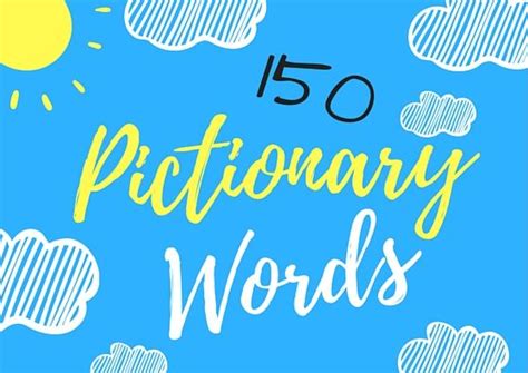The pictionary word generator can be used to play pictionary or pictionary air anywhere. 150 Fun Pictionary Words | Pictionary words, Pictionary for kids, Family fun games