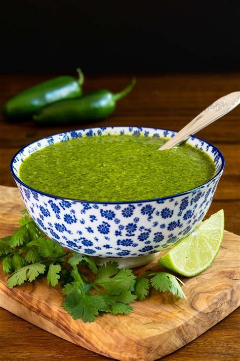 Mexican Cilantro Sauce Perfect For Drizzling Dipping And Spreading