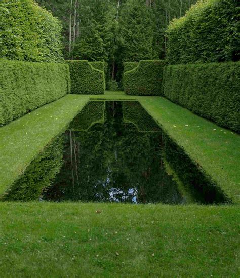 A Reflecting Pool In The Garden Pinterest Formal Garden Design