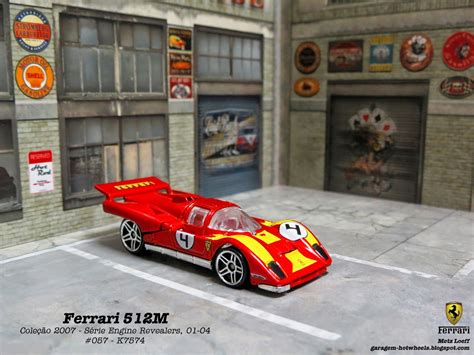 El ferrari 512 fue especial desde sus inicios, por algo el f512 m fue el último modelo en utilizar el sistema de motor central v12, además del f50, ferrari enzo y laferrari que son más recientes. Garagem Hot Wheels: Ferrari 512M
