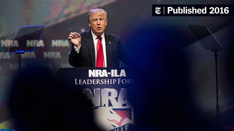 One Ally Remains Firmly Behind Donald Trump The Nra The New York