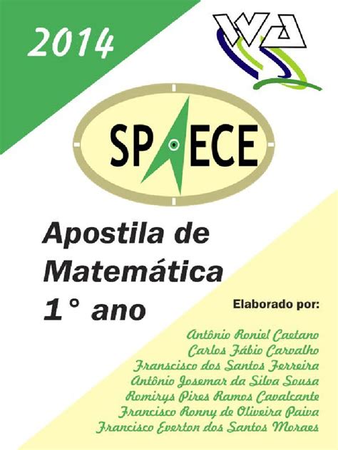 Apostila De Matemática 1° Ano Spaecepdf