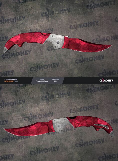 Pc Falchion Knife Ruby Doppler Fv 00607728139 Rglobaloffensivetrade