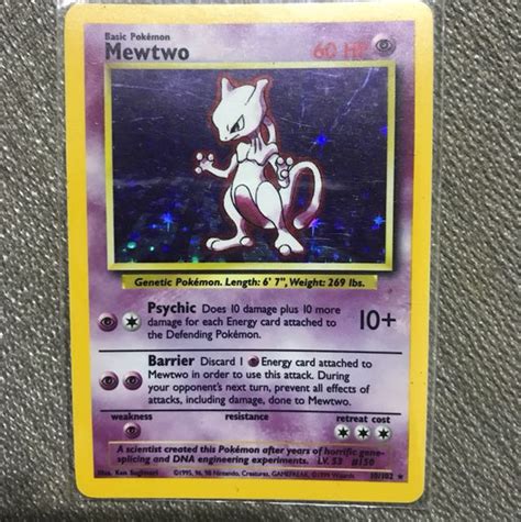 Get the best deals on mewtwo rare pokémon individual cards in english. Mewtwo Pokemon Card Basic Holo Rare 10/102, Toys & Games, Board Games & Cards on Carousell