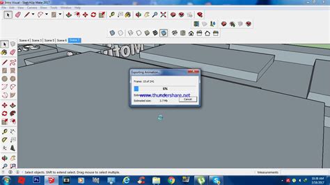 How To Export An Animation On Sketchup Youtube