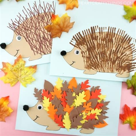 Hedgehog Template 3 Cute Ways To Make Hedgehogs For Fall I Heart