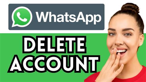 How To Delete Your Whatsapp Account Youtube