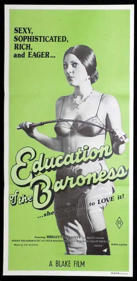 education of the baroness original daybill movie poster brigitte lahaie sexploitation moviemem