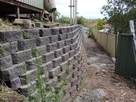 Australian Retaining Walls Diamond Concrete Block Retaining Walls
