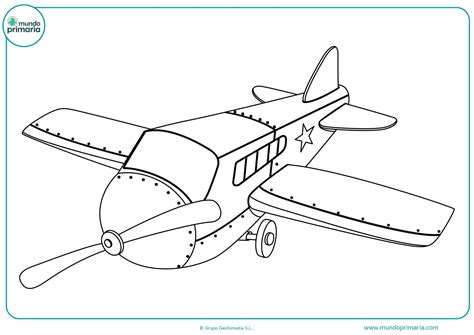 Dibujos De Aviones Y Avionetas Para Colorear