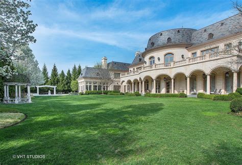 27000 Square Foot Stone Mega Mansion In Winnetka Il Re Listed The