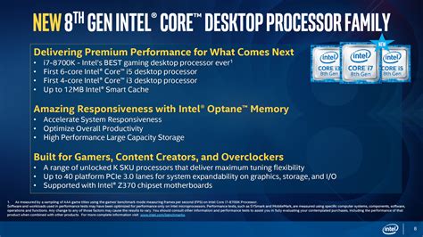 Intel Officially Announces 8th Gen Coffee Lake Desktop Processors