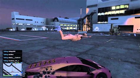 GTA 5 How Naked Guys Fly PS3 YouTube
