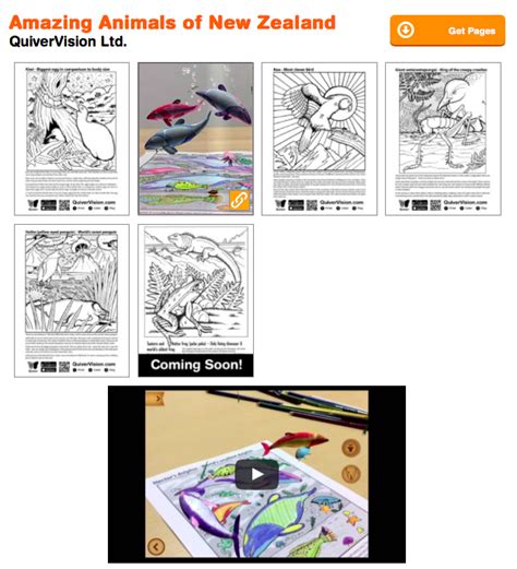 Quiver 3d Coloring App Augmented Reality Color Coloring Sheets