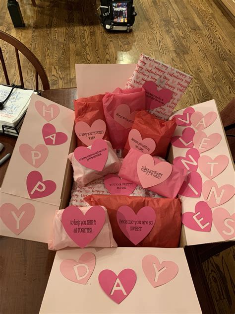 Valentines Care Package Birthday Ts For Boyfriend Diy Valentine