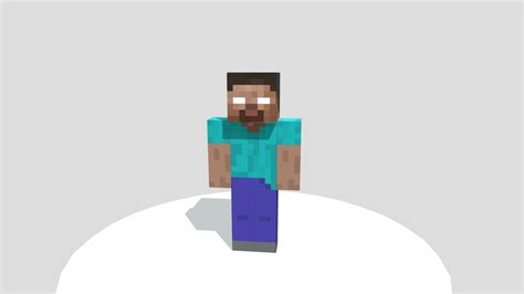 Herobrine Minecraft Download Free 3d Model By Philippe Oliveira
