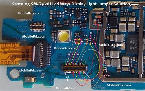 Tegangan output untuk.lampu hanya 3vol yg seharusnya 20 lebih.setelah penggantian driver. Samsung SM-G360H Lcd Ways Display Light Jumper Solution