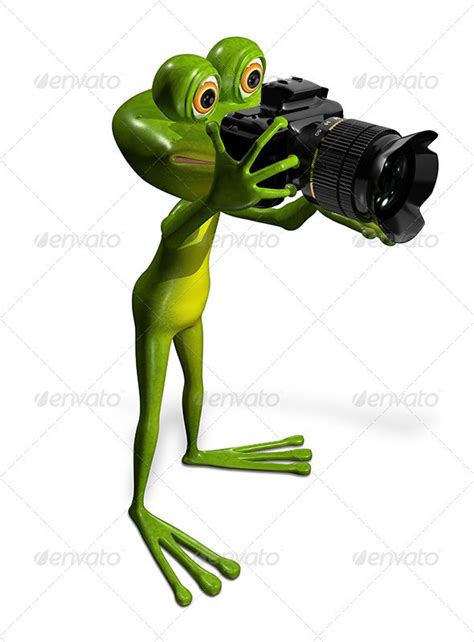 Frog With A Camera By Brux Graphicriver