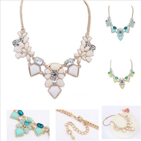 Колье Aliexpress 2015 New Brand Fashion Jewelry Crystal Geometric