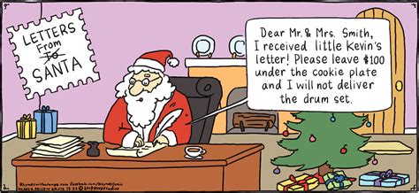 Mystery Fanfare Cartoon Of The Day Letters From Santa
