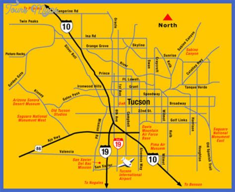 Tucson Metro Map