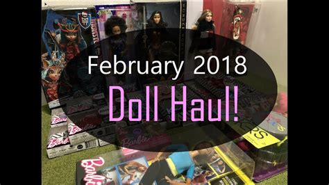 February 2018 Doll Haul Youtube