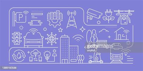 Future Cities Big Data High Res Illustrations Getty Images
