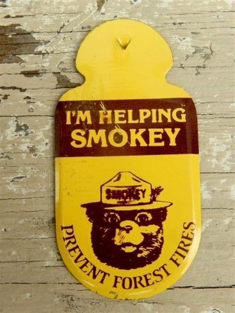 Ct 140715 15 Smokey Bear 70s Im Helping Smokey Pins Jacks Mart