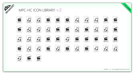 Mpc Hc Icon Library V22 By Archangelx2 On Deviantart