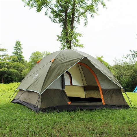 Waterproof Camping Tent Double Layer 3 4 Person 60 Second Set Up Tent Instant Cabin Tent Suit