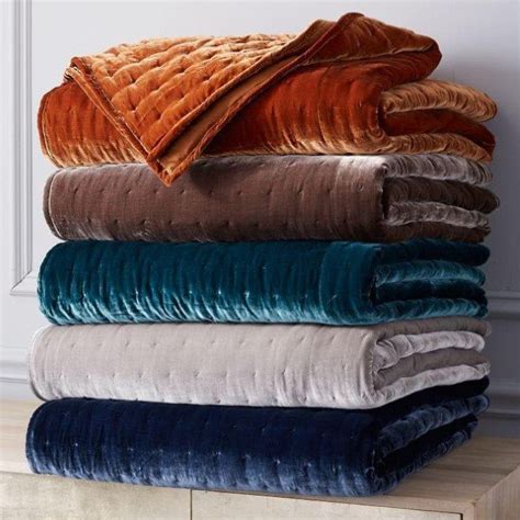 Glamour Silk Velvet Blanket Comforter Quilted Duvet Throw Etsy In 2021 Velvet Quilt Velvet