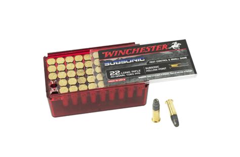 Winchester Winchester Subsonic 22lr 40gr Hp