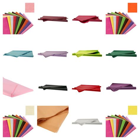 Acid Free Tissue Paper Sheet Size 500mm X 750mm 20 Colours Ebay