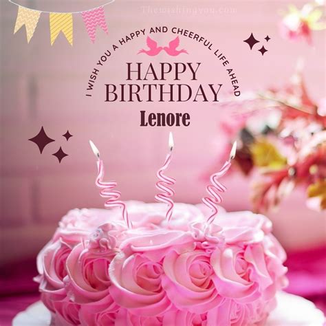 100 Hd Happy Birthday Lenore Cake Images And Shayari