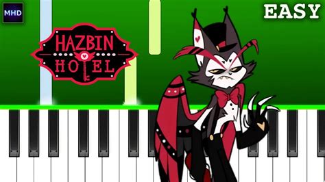 Hazbin Hotel Loser Baby EASY Piano Tutorial Slowed YouTube