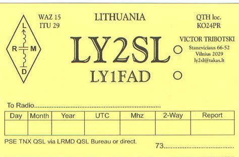 My Qsl Cards