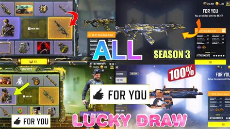 New Cod Mobile All For You Lucky Draw For You Draw Glitch Cod