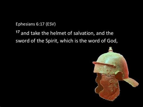 Take Up The Helmet Of Salvation Eph 6 17a