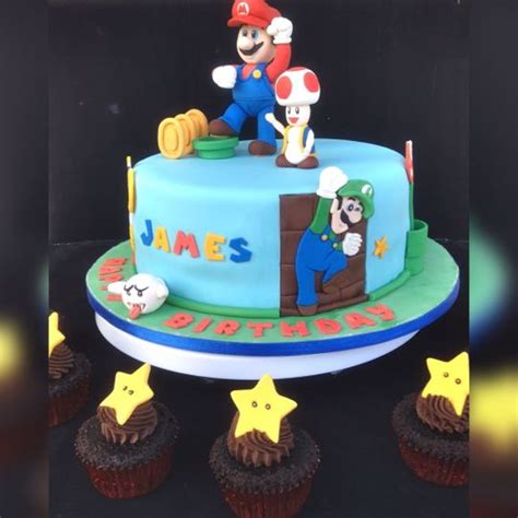 Super Mario Bros. Themed Cake - CakeCentral.com