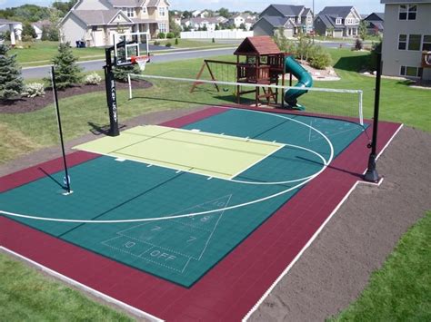 Backyard Courts And Home Gyms Sport Court Of St Louis Home