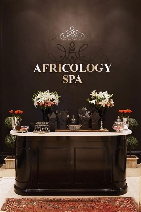 Reception Area At The Africology Spa Spa Decor Spa Interior Spa Rooms