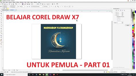 Belajar Corel Draw X Bagi Pemula Part Youtube