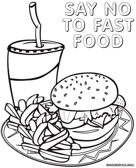 Food Colouring Pages Free Printable Food Coloring Pages For Kids