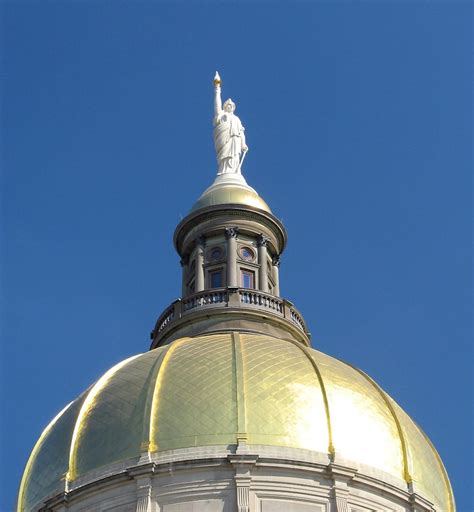 Georgia State Capitol Free Stock Photo The Dome Of The Georgia