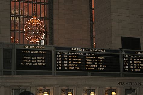 New Haven Departure Boards Grand Central Station Ny Flickr