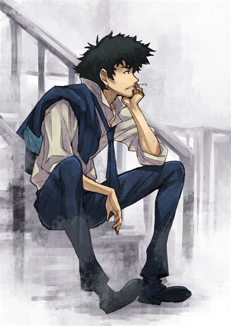 Spike Spiegel Cowboy Bebop Drawn By Matsuryuu Danbooru